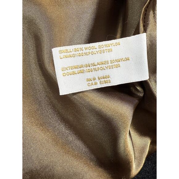 Laundry by Shelli Segal Wool Blend Fit & Flare Coat Women’s 8 Charcoal - Picture 8 of 11